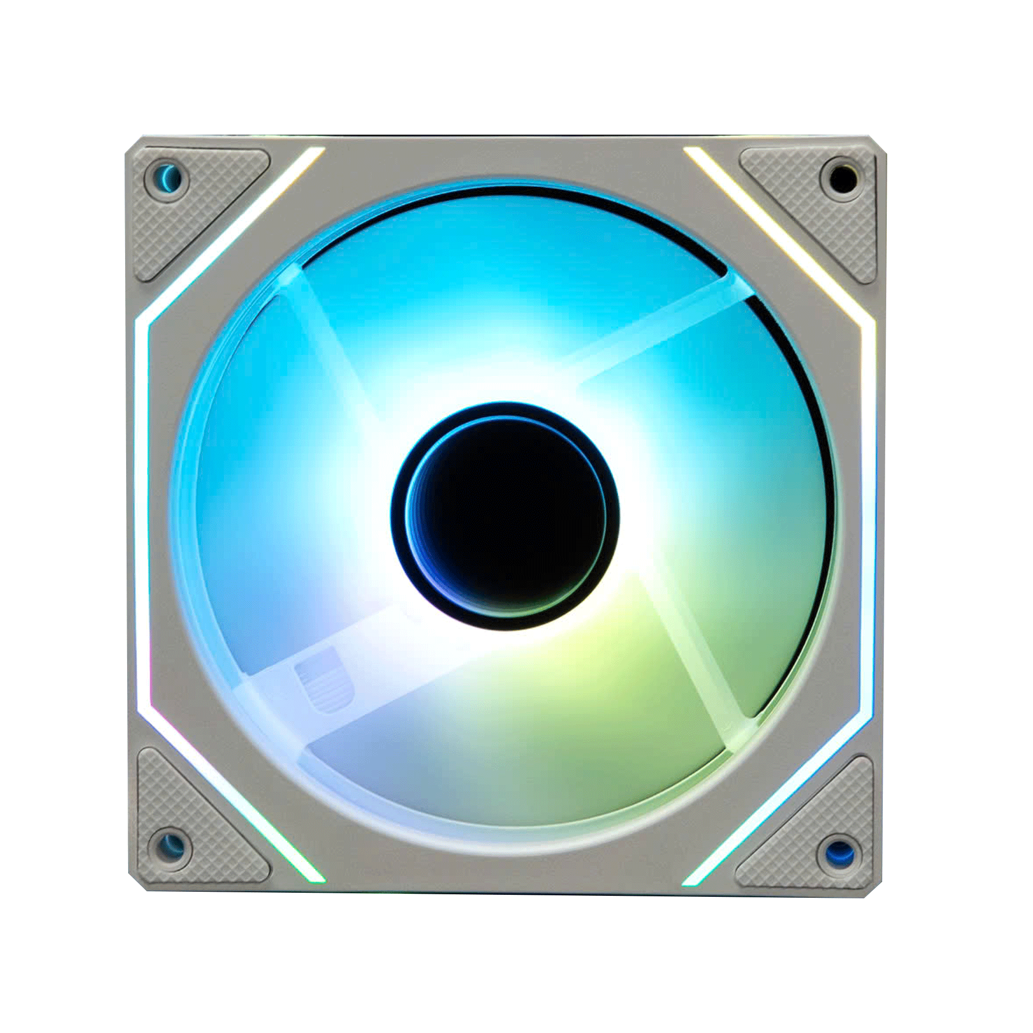 Quạt tản nhiệt PC Leopard Prism 4Max | Fan lẻ 120mm, ARGB, Trắng - Ảnh 2