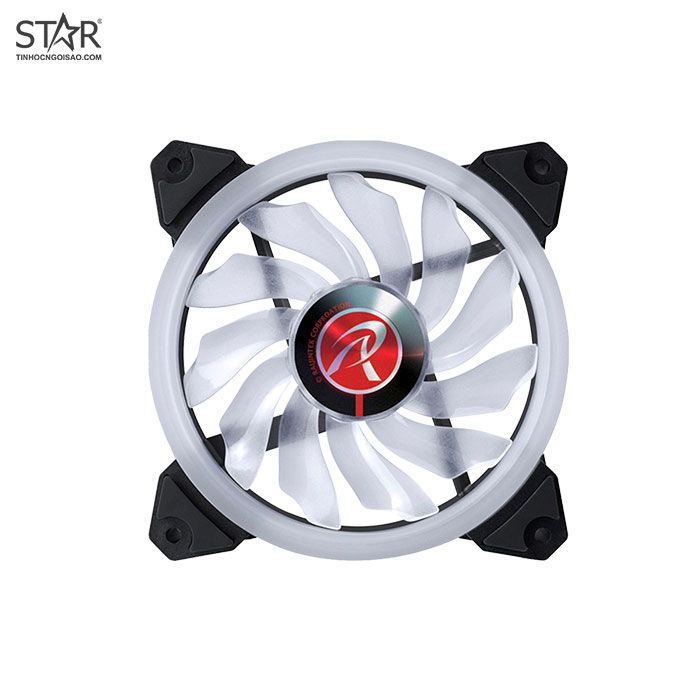 Quạt tản nhiệt PC Raijintek Iris Orcus 12 | Fan lẻ 120mm, RGB, Đen - Ảnh 1