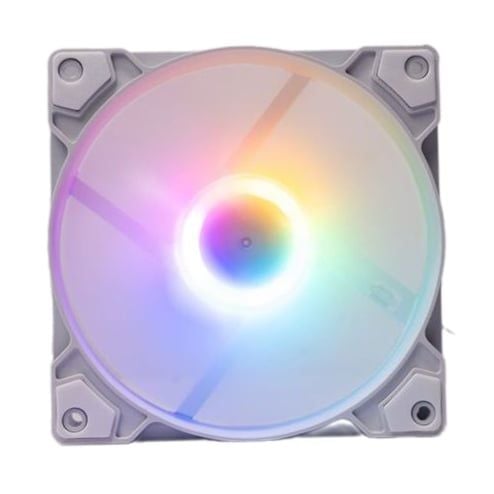 Quạt tản nhiệt PC Redmoon K8 - Trắng | Fan lẻ 120mm, RGB Fixed - Ảnh 1