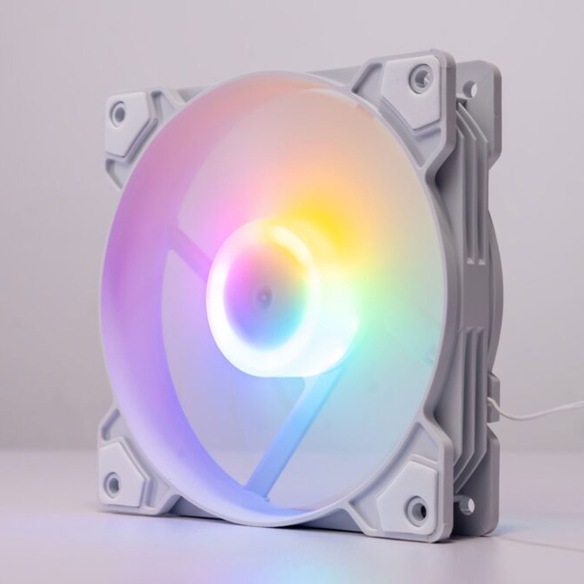 Quạt tản nhiệt PC Redmoon K8 - Trắng | Fan lẻ 120mm, RGB Fixed - Ảnh 2