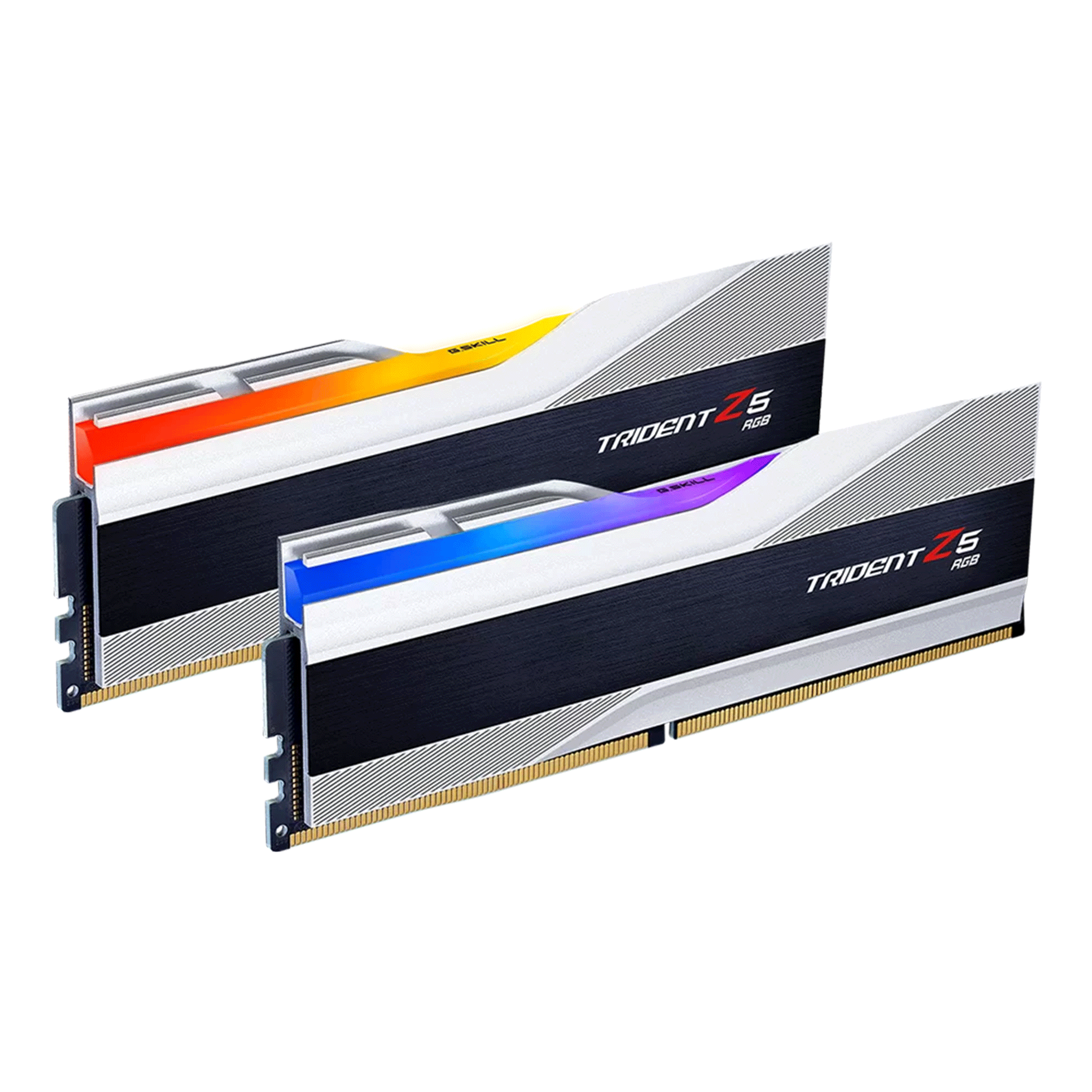 Ram GSkill Trident Z5 RGB Silver 32G | 16x2, DDR5, 5200MHz 40 F5-5200J4040A16GX2-TZ5RS - Ảnh 2