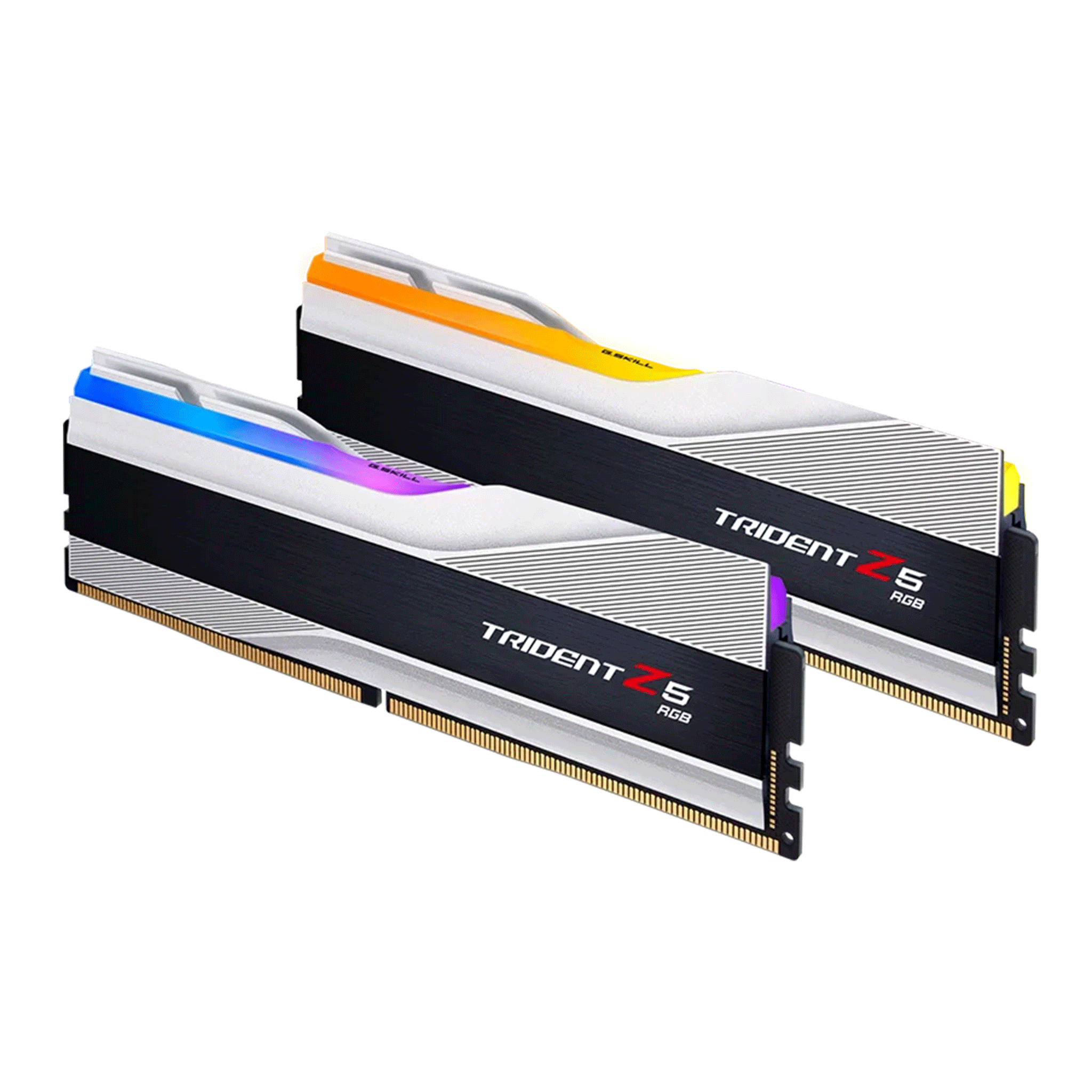 Ram GSkill Trident Z5 RGB Silver 32G | 16x2, DDR5, 5200MHz 40 F5-5200J4040A16GX2-TZ5RS - Ảnh 3