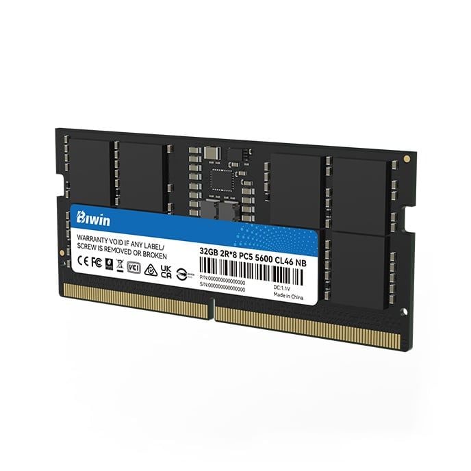 RAM Laptop BIWIN RS200 32GB DDR5 | (1x32GB), 4800MHz BD5SD32G48C40 - Ảnh 2