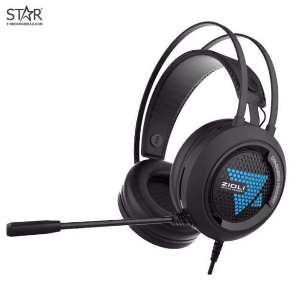 Tai nghe Gaming Zidli ZH6 | Có dây, Over-ear, Đen, 8.Mới.(T).Tai Nghe Gaming Zidli Zh6. No Box. (Ean 0).Bh Theo Tem 12T - Ảnh 1