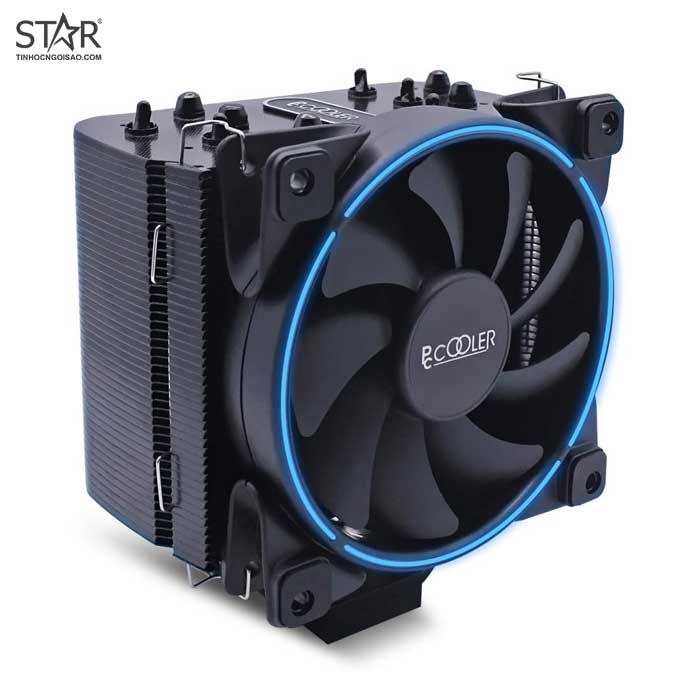 Tản nhiệt khí PCCOOLER GI-H58UB | LED Xanh, Đen - Ảnh 1
