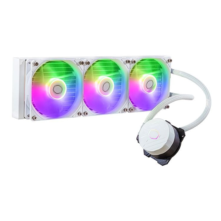 Tản nhiệt nước Cooler Master MasterLiquid 360L Core White | ARGB, Trắng - Ảnh 1