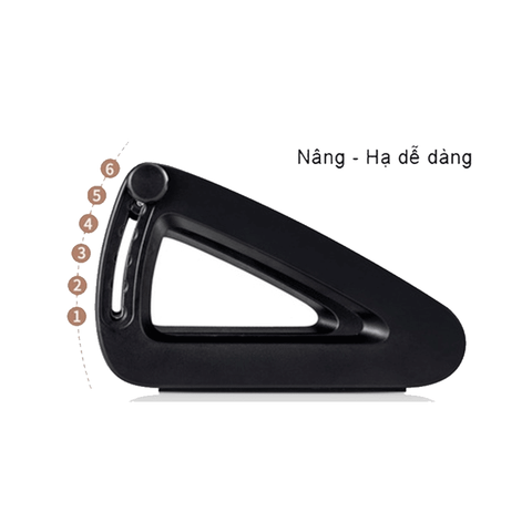 Kê Chân Công Thái Học Ergotek EF73, Màu Đen - Ảnh 2