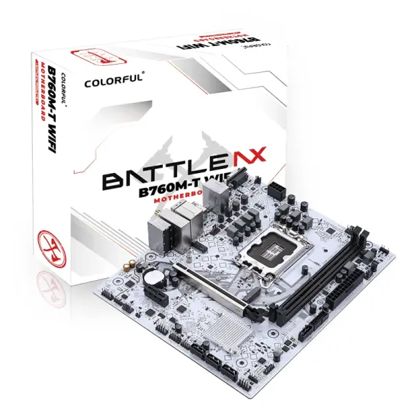Mainboard Colorful Battle-AX B760M-T V20 Wifi DDR4 | LGA 1700, mATX, 2 khe RAM - Ảnh 1
