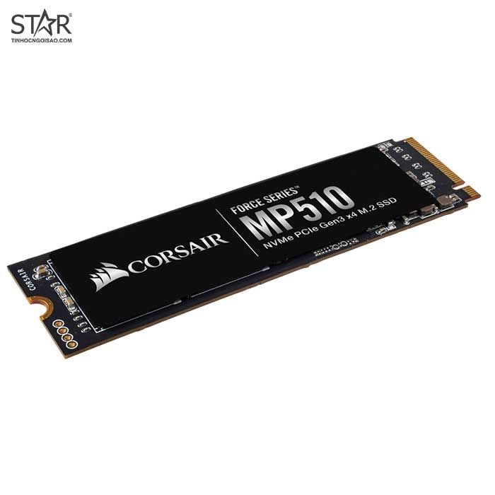 Ổ cứng SSD Corsair Force Series MP510 480GB | PCIe Gen3 x4 NVMe, M.2 2280 (CSSD-F480GBMP510) - Ảnh 4