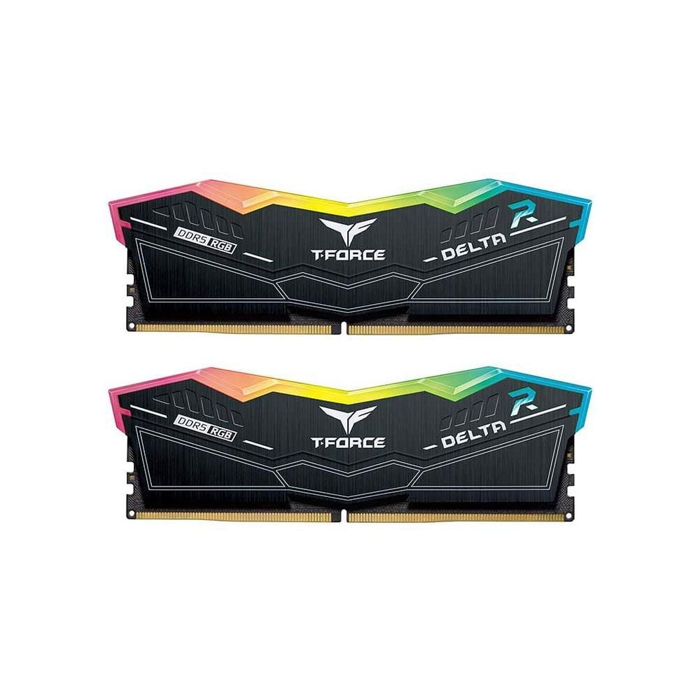 Ram DDR5 TEAMGROUP 32G/6000 T-Force Delta Black RGB (2x16GB) Tản Nhiệt (FF3D532G6000HC38ADC01) - Ảnh 1