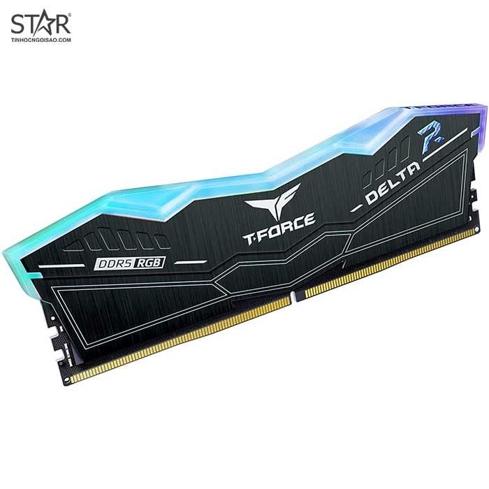 Ram DDR5 TEAMGROUP 32G/6000 T-Force Delta Black RGB (2x16GB) Tản Nhiệt (FF3D532G6000HC38ADC01) - Ảnh 4