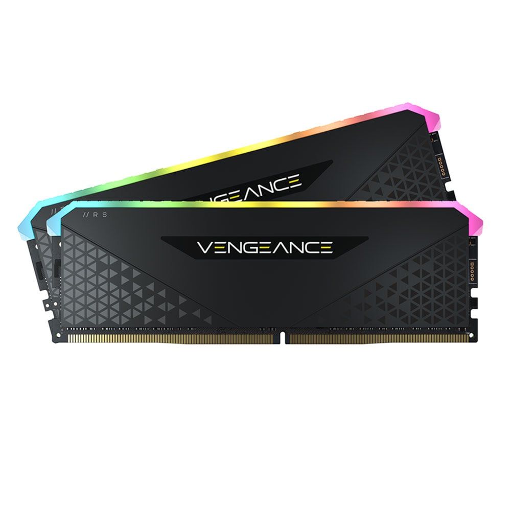 RAM PC Corsair Vengeance 16GB RGB DDR4 | (2x8GB), 3200MHz, Intel/AMD CMG16GX4M2E3200C16 - Ảnh 1