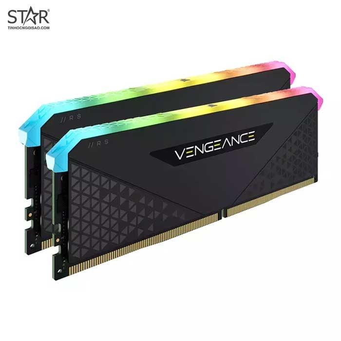 RAM PC Corsair Vengeance 16GB RGB DDR4 | (2x8GB), 3200MHz, Intel/AMD CMG16GX4M2E3200C16 - Ảnh 2
