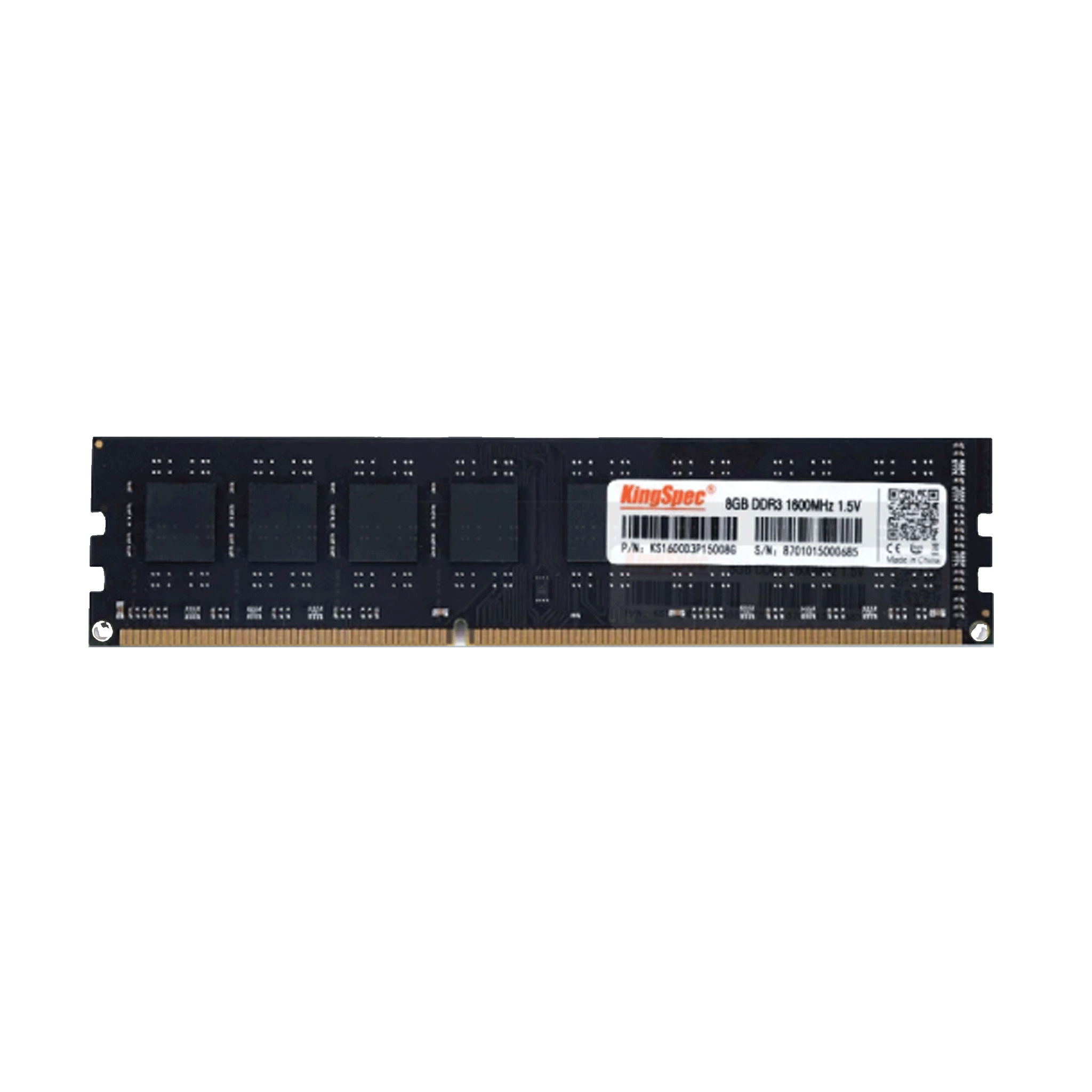 RAM PC KingSpec 8GB DDR3 | (1x8GB), 1600MHz, Intel/AMD - Ảnh 1