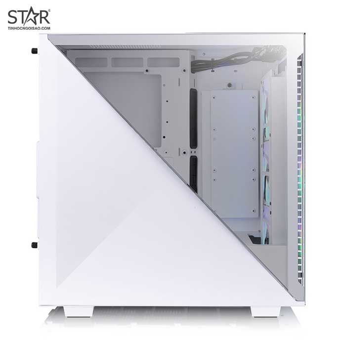 Thùng máy Thermaltake Divider 300 TG Snow ARGB Mid Tower Chassis (Trắng) (CA-1S2-00M6WN-01) - Ảnh 4