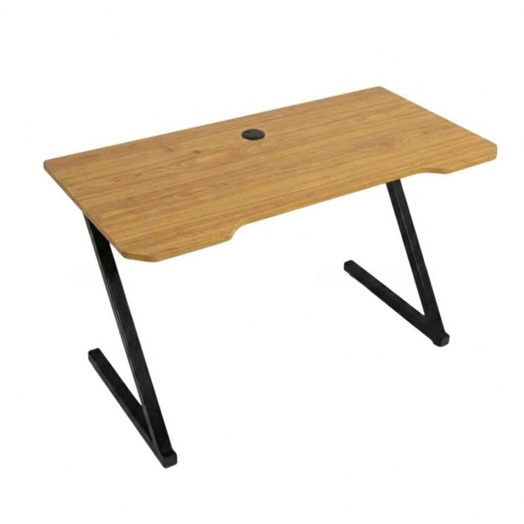 Bàn gaming chữ Z 1m2 | Khung thép sơn tĩnh điện, Mặt bàn MDF vân gỗ - Ảnh 1