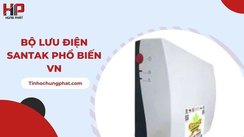 bộ lưu điện Santak phổ biến VN