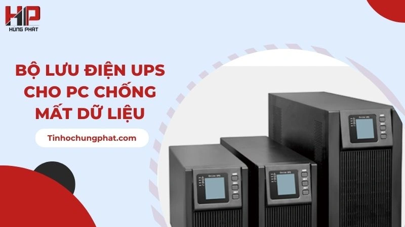 bộ lưu điện UPS cho PC chống mất dữ liệu