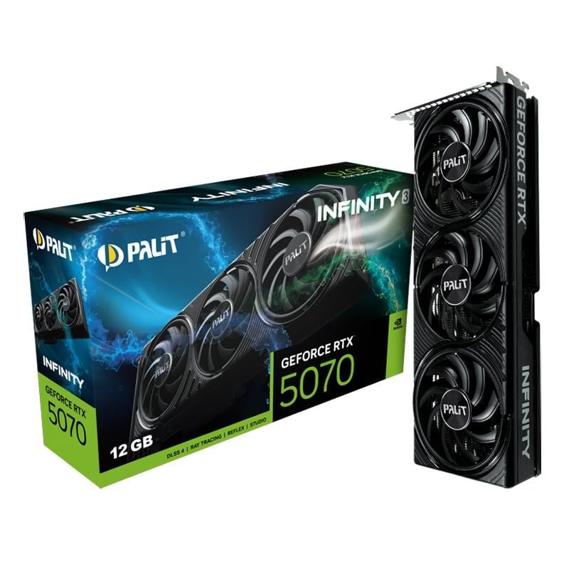 Card màn hình NVIDIA GeForce RTX 5070 Palit Infinity 3 | 12GB GDDR7, 6144 CUDA - Ảnh 1
