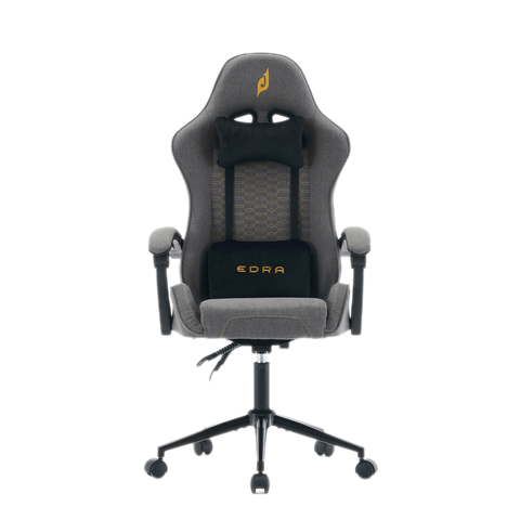 Ghế Gaming E-Dra EGC236 Fabric | Chân xoay, Màu xám - Ảnh 1