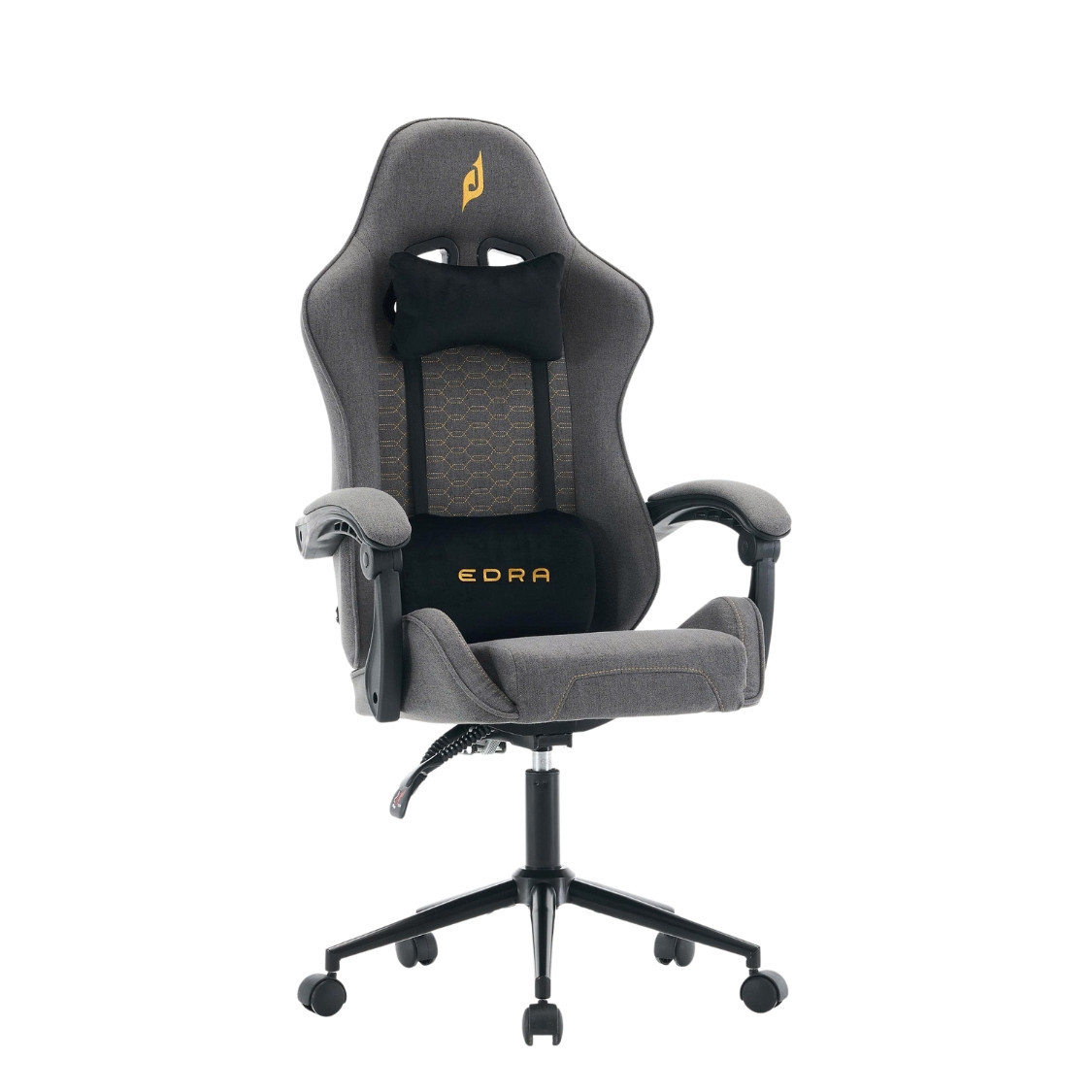 Ghế Gaming E-Dra EGC236 Fabric | Chân xoay, Màu xám - Ảnh 2