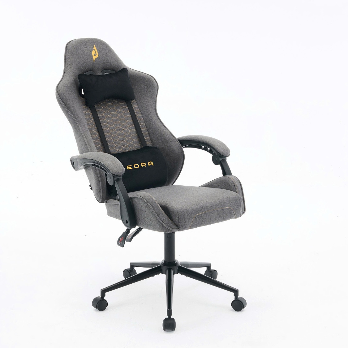 Ghế Gaming E-Dra EGC236 Fabric | Chân xoay, Màu xám - Ảnh 4