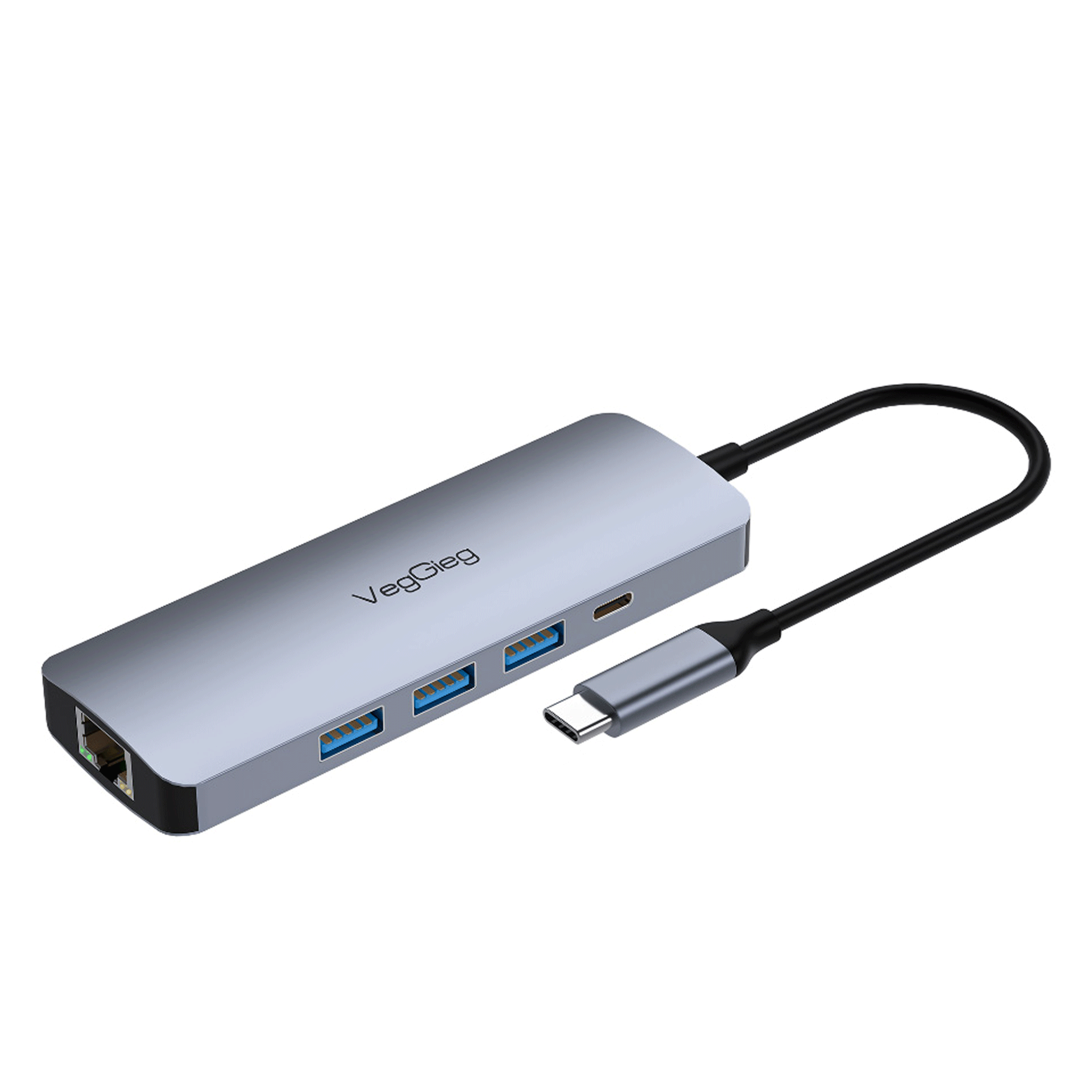 Hub chuyển đổi Type C VEGGIEG V-TC10R | 10 in 1 - Ảnh 1