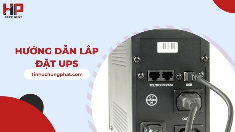 hướng dẫn lắp đặt UPS