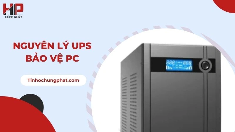 nguyên lý UPS bảo vệ PC