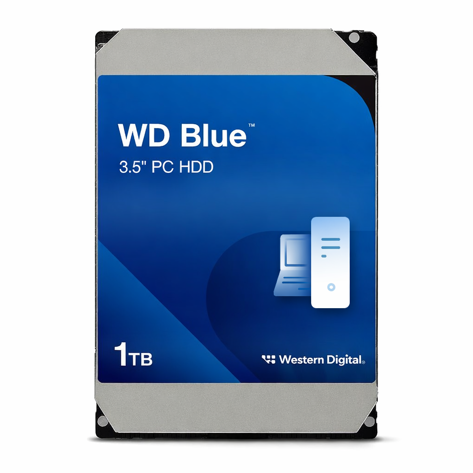 Ổ cứng HDD Western Digital Blue 1 TB | SATA III, 3.5" (WD10EARZ) - Ảnh 1