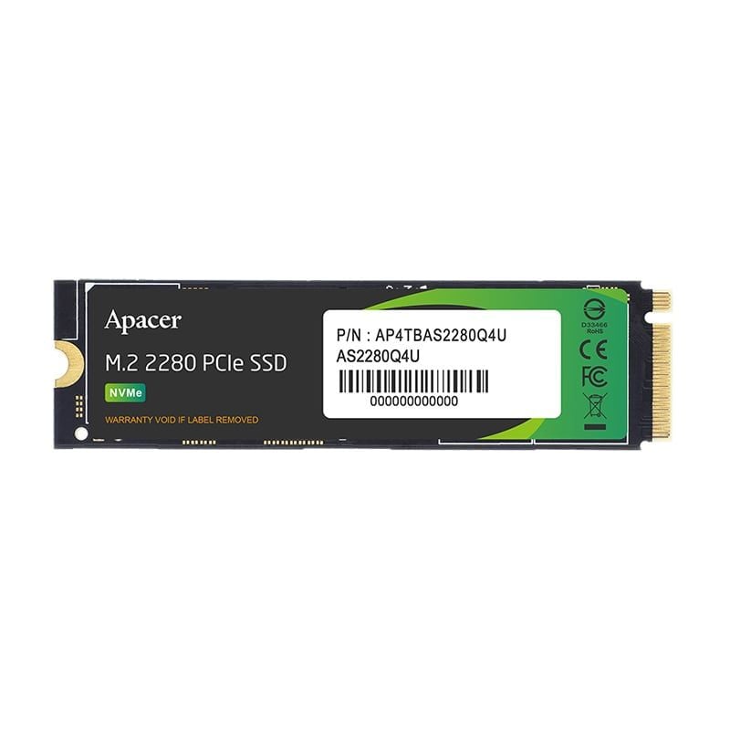 Ổ cứng SSD Apacer AS2280Q4U 512GB | PCIe Gen4 x4 NVMe, M.2 2280 (AP512GAS2280Q4U-1) - Ảnh 2
