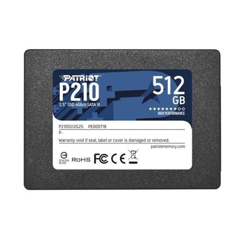 Ổ cứng SSD Patriot P210 512GB | SATA III, 2.5" - Ảnh 1