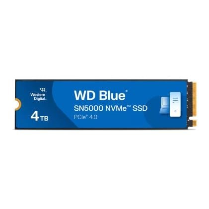 Ổ cứng SSD Western Digital Blue SN5000 4TB | PCIe Gen4 x4 NVMe, M.2 2280 (WDS400T4B0E) - Ảnh 1