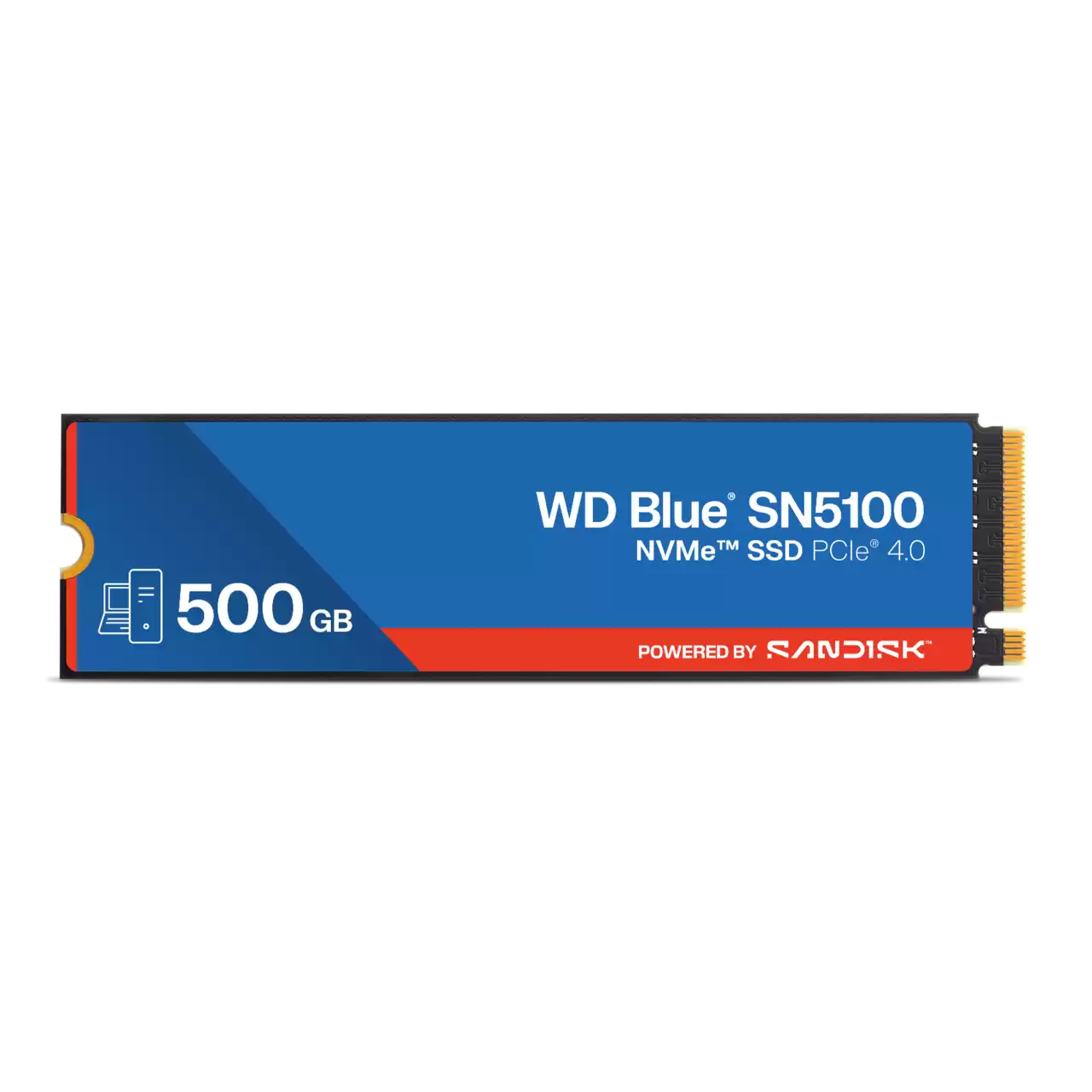 Ổ cứng SSD Western Digital Blue SN5100 500GB | PCIe Gen4 x4 NVMe, M.2 2280 (WDS500G5B0E) - Ảnh 1