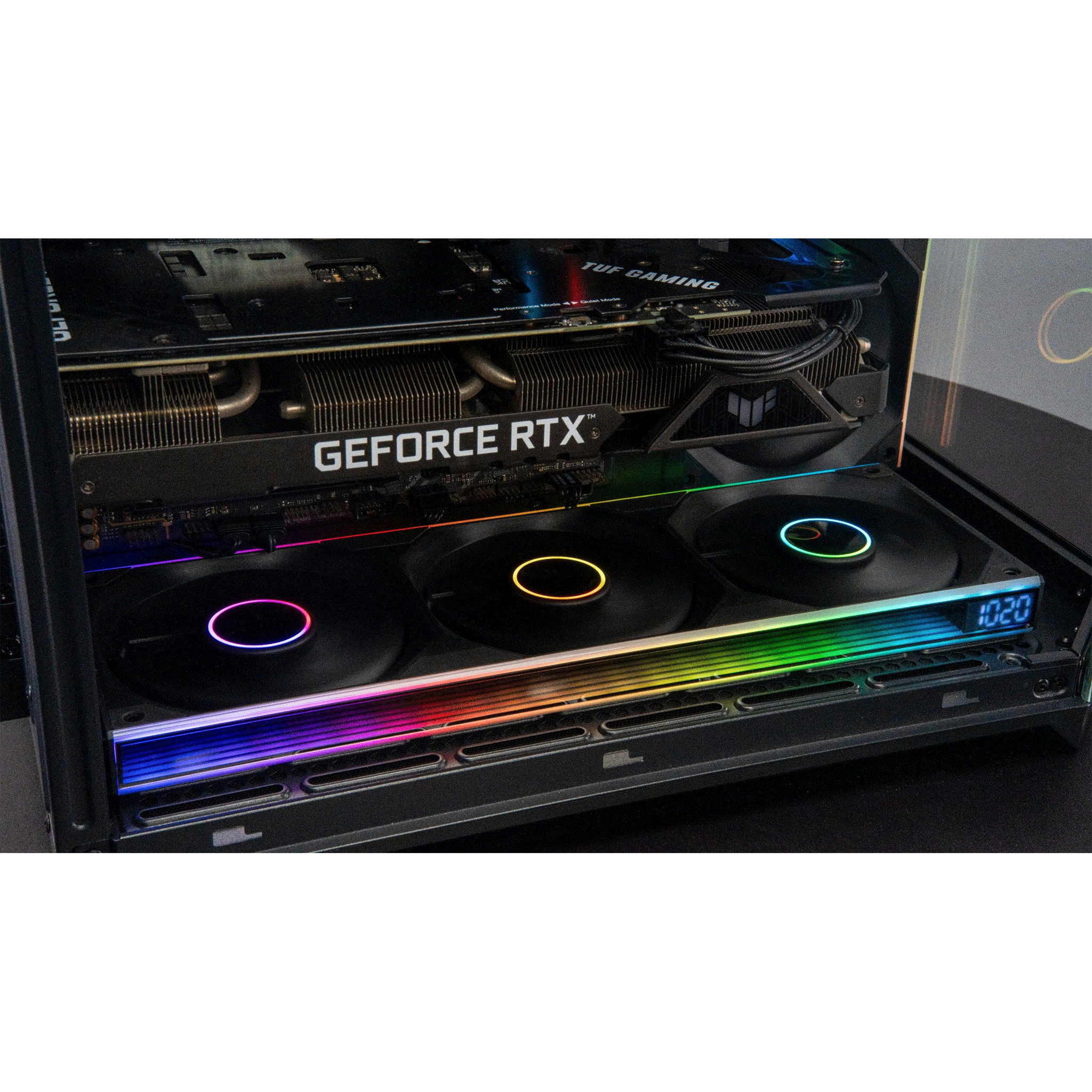 Quạt tản nhiệt PC Leopard Hùng Phátlink 360 | Kit 3 fan 360mm, ARGB, Gió thuận, Đen - Ảnh 1