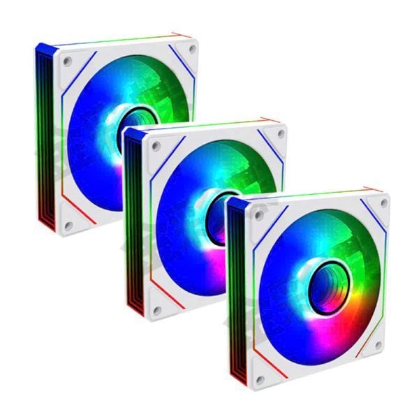 Quạt tản nhiệt PC Leopard S1 | Fan lẻ 120mm, ARGB, Trắng - Ảnh 4