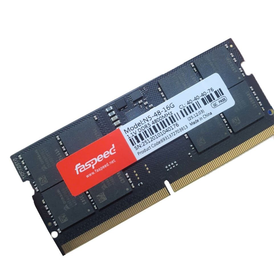 RAM Laptop Faspeed 16GB DDR5 | (1x16GB), 4800MHz (N5-48-16GAZ) - Ảnh 2