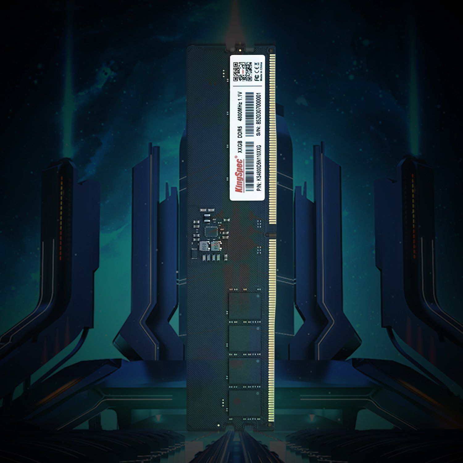 RAM PC KingSpec 16GB DDR5 | (1x16GB), 4800MHz, Intel/AMD K4800D5P11016G - Ảnh 3