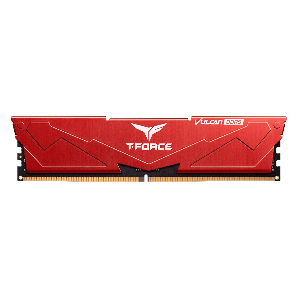 RAM PC TeamGroup T-Force Vulcan 16GB DDR5 Red | (1x16GB), 6000MHz, Intel/AMD FRLD516G6000HC38J01 - Ảnh 1