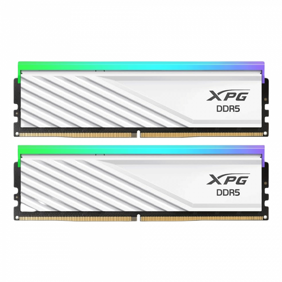 RAM PC XPG Lancer Blade 32GB RGB DDR5 White | (2x16GB), 6000MHz, Intel/AMD - Ảnh 1