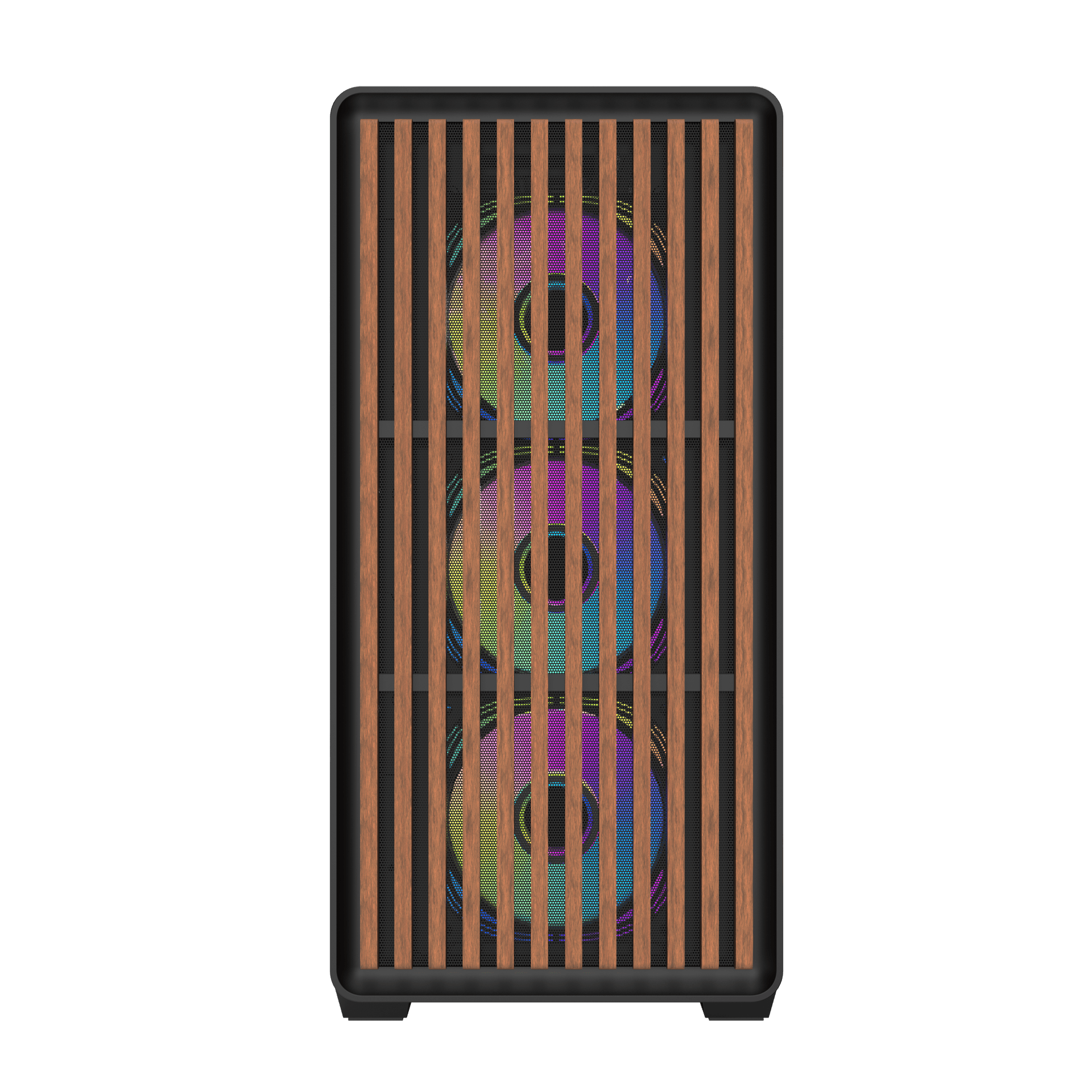 Thùng máy Case Darkflash DS900WD ATX - Đen (Mặt gỗ) - Ảnh 4