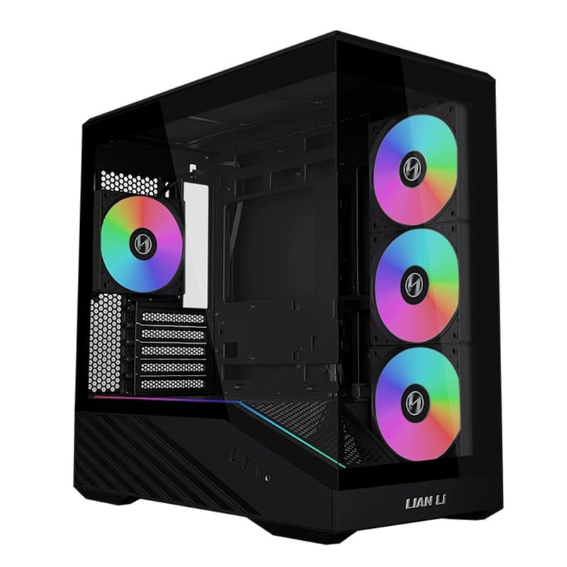 Thùng máy Case Lian Li Vector V100R Mini (V100MIX) | Mini Tower, Kèm 4 fan ARGB, Đen - Ảnh 1