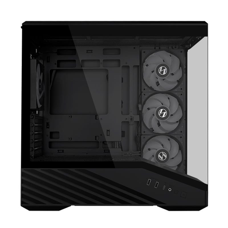 Thùng máy Case Lian Li Vector V100R Mini (V100MIX) | Mini Tower, Kèm 4 fan ARGB, Đen - Ảnh 3