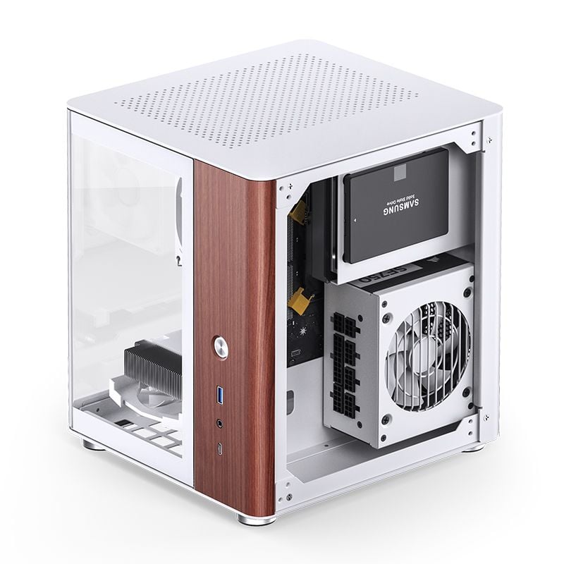 Thùng máy Jonsbo TK-0 Mini-ITX - White - Ảnh 4