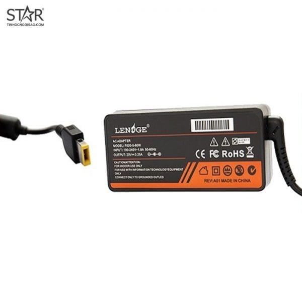 Adapter Laptop Legone Lenovo 20V – 3.25A - Ảnh 1