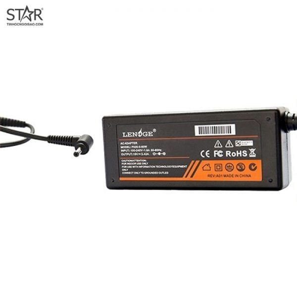 Adapter Laptop Lenoge Toshiba 19V – 3.42A - Ảnh 1