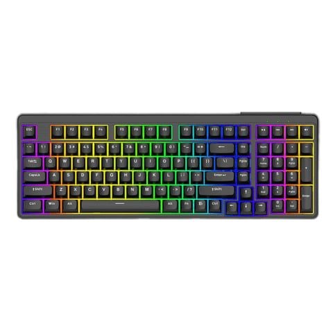 Bàn phím giả cơ gaming Vitra KL86 | Có dây, Full size, Multi LED Rainbow, Black - Ảnh 1