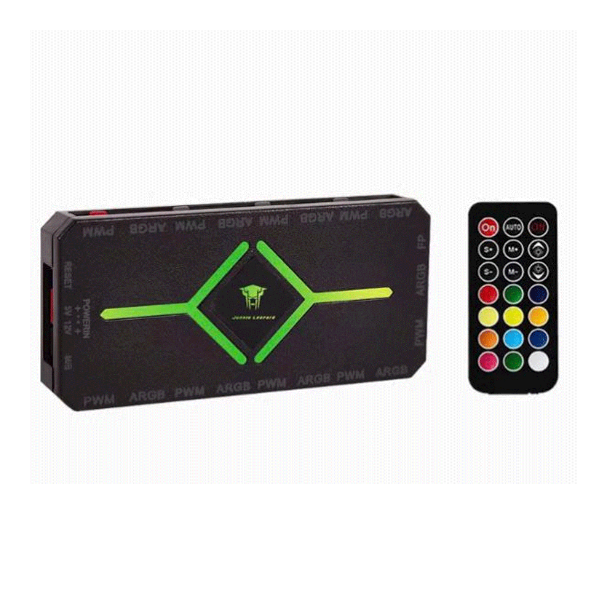 Bộ hub kèm remote sync fan ARGB Leopard - Đen - Ảnh 1