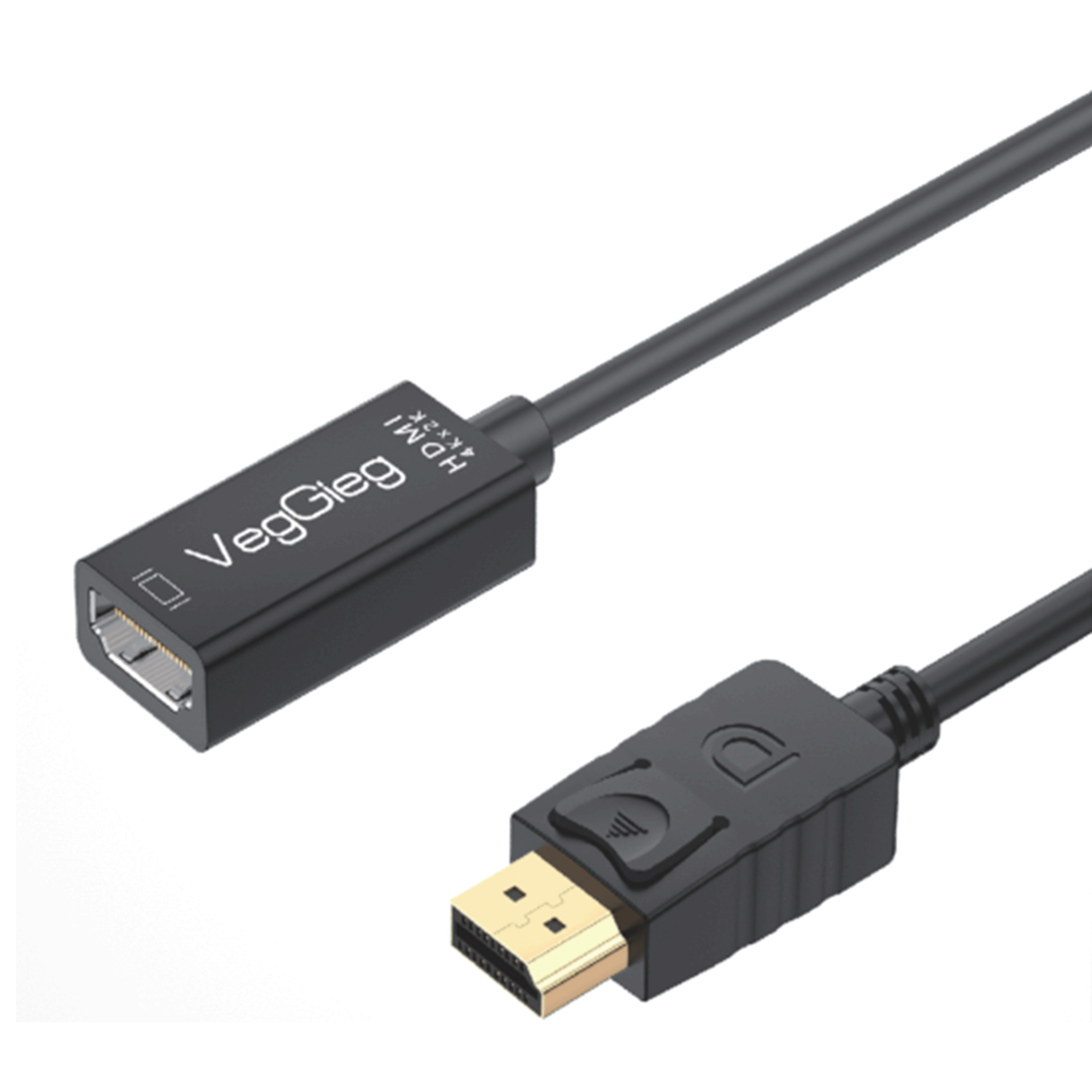 Cáp chuyển DisplayPort to HDMI VEGGIEG VZ614 - Ảnh 1