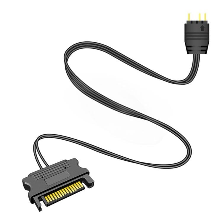 Cáp chuyển đổi cổng Sata qua cổng led ARGB - Ảnh 1